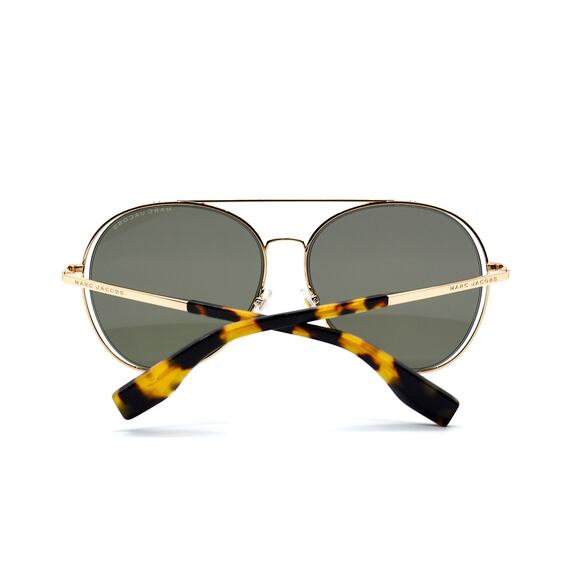 MARC JACOBS 328/F/S SCL YELLOW HAVANA AVIATOR SUNGLASSES - Picture 6 of 9